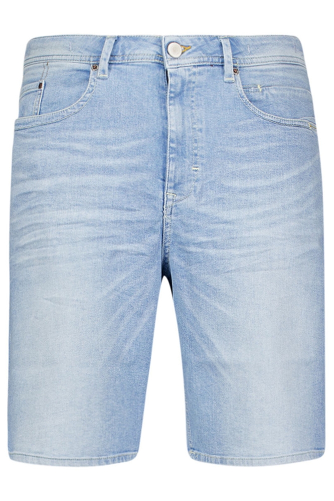 NO-EXCESS blauwe heren korte broek | Vooraanzicht