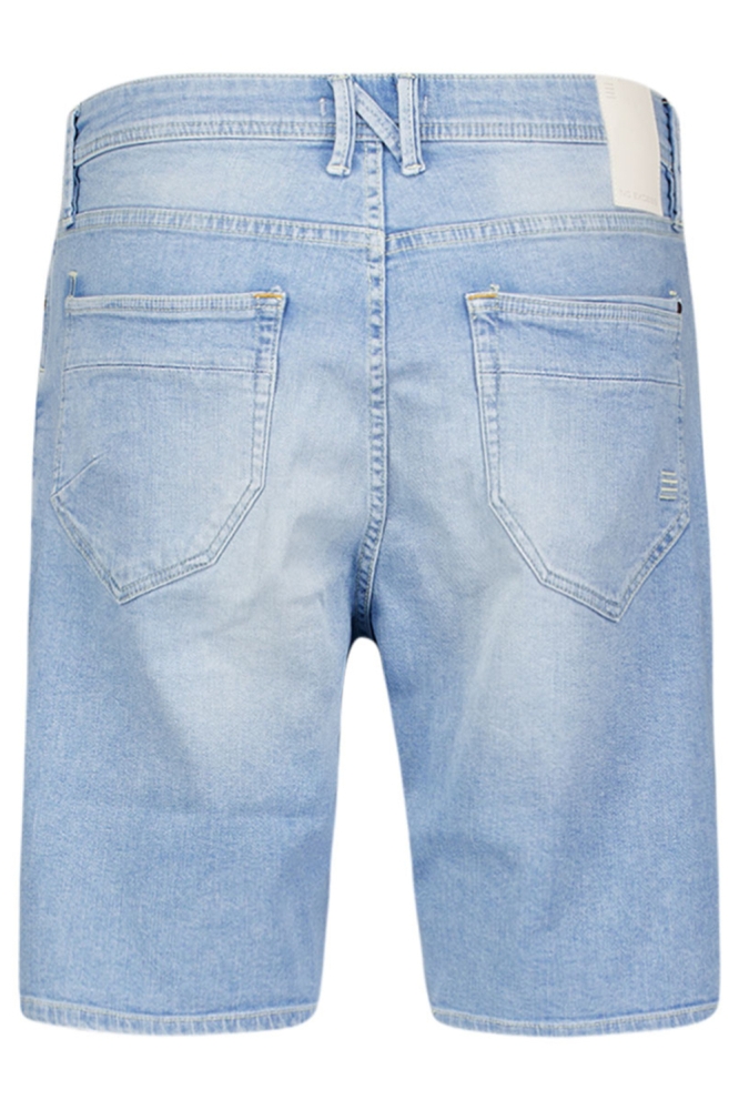 NO-EXCESS blauwe heren korte broek | Achteraanzicht