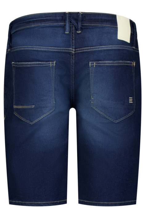 NO-EXCESS blauwe heren korte broek | Achteraanzicht