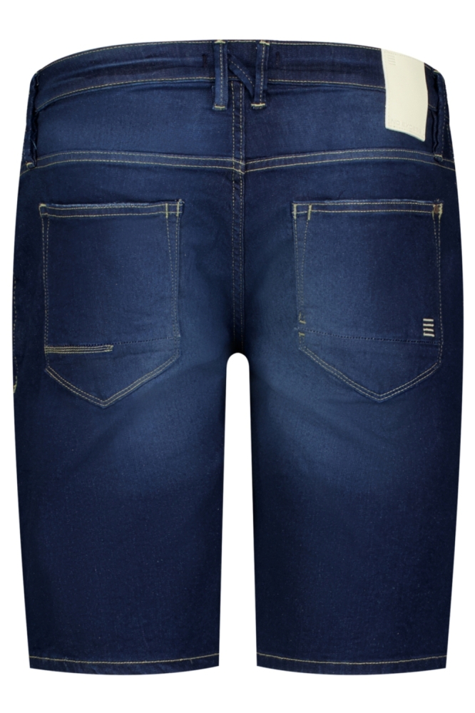 NO-EXCESS blauwe heren korte broek | Achteraanzicht
