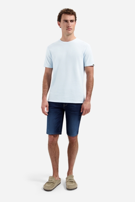 NO-EXCESS blauwe heren korte broek | Model