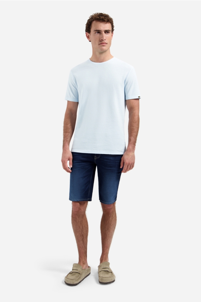 NO-EXCESS blauwe heren korte broek | Model