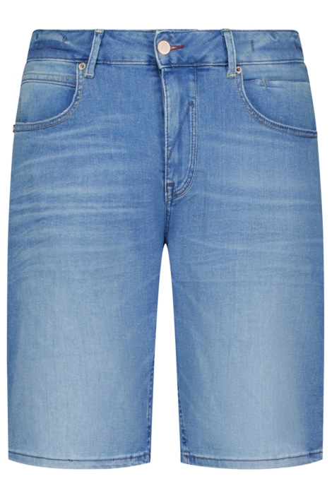 NO-EXCESS blauwe heren korte broek | Vooraanzicht