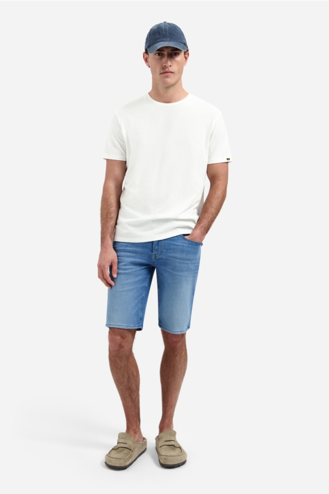 NO-EXCESS blauwe heren korte broek | Model