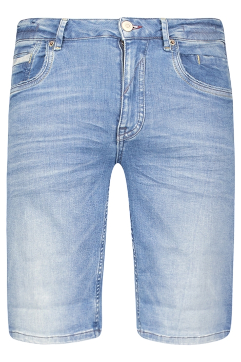 NO-EXCESS blauwe heren korte broek | Vooraanzicht