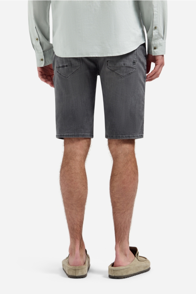 NO-EXCESS grijze heren korte broek | Model achteraanzicht