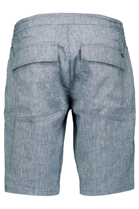 NO-EXCESS blauwe heren korte broek | Achteraanzicht