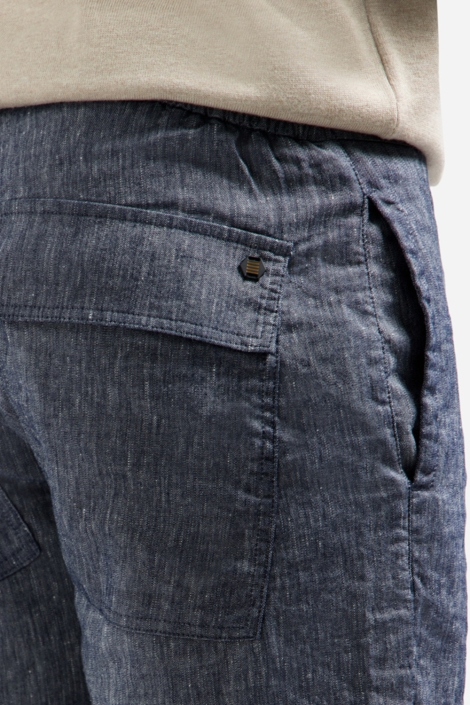 NO-EXCESS blauwe heren korte broek | Kleurstaal