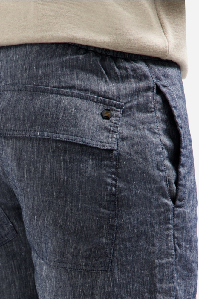 NO-EXCESS blauwe heren korte broek | Kleurstaal