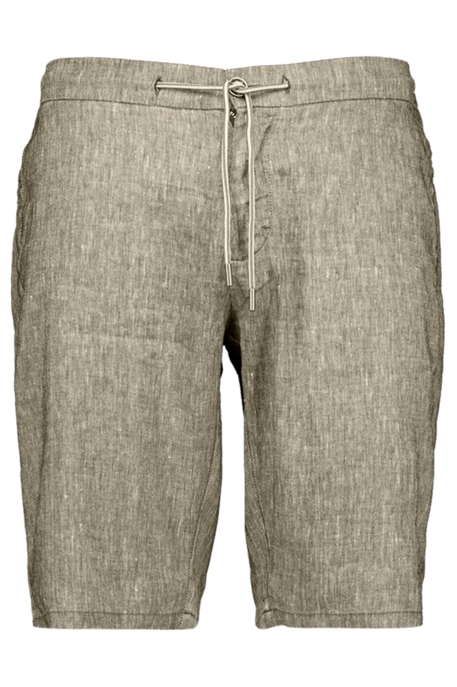 NO-EXCESS taupe heren korte broek | Vooraanzicht