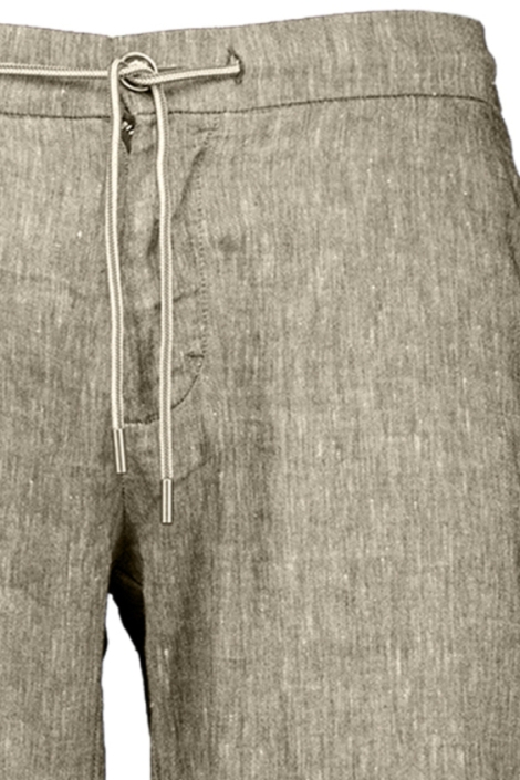 NO-EXCESS taupe heren korte broek | Close up