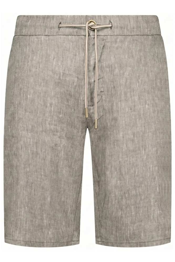 NO-EXCESS taupe heren korte broek | Vooraanzicht