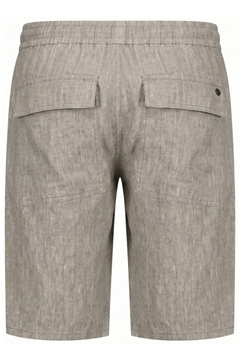 NO-EXCESS taupe heren korte broek | Achteraanzicht