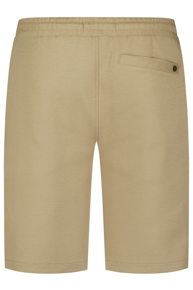 NO-EXCESS taupe heren korte broek | Achteraanzicht