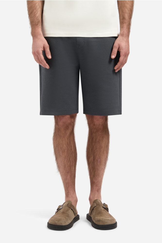 NO-EXCESS grijze heren korte broek | Model vooraanzicht