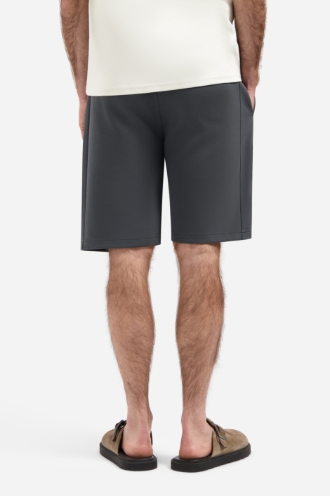 NO-EXCESS grijze heren korte broek | Model achteraanzicht