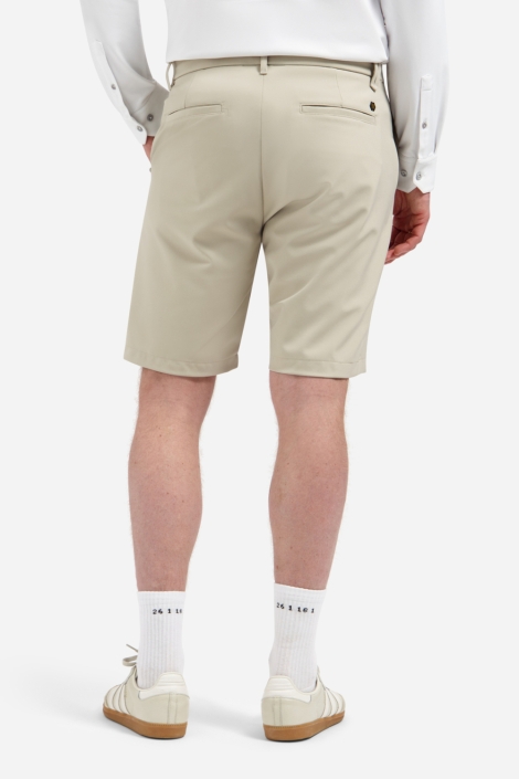 NO-EXCESS beige heren korte broek | Model achteraanzicht