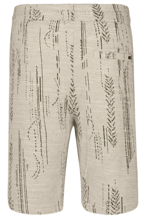 NO-EXCESS beige heren korte broek | Achteraanzicht