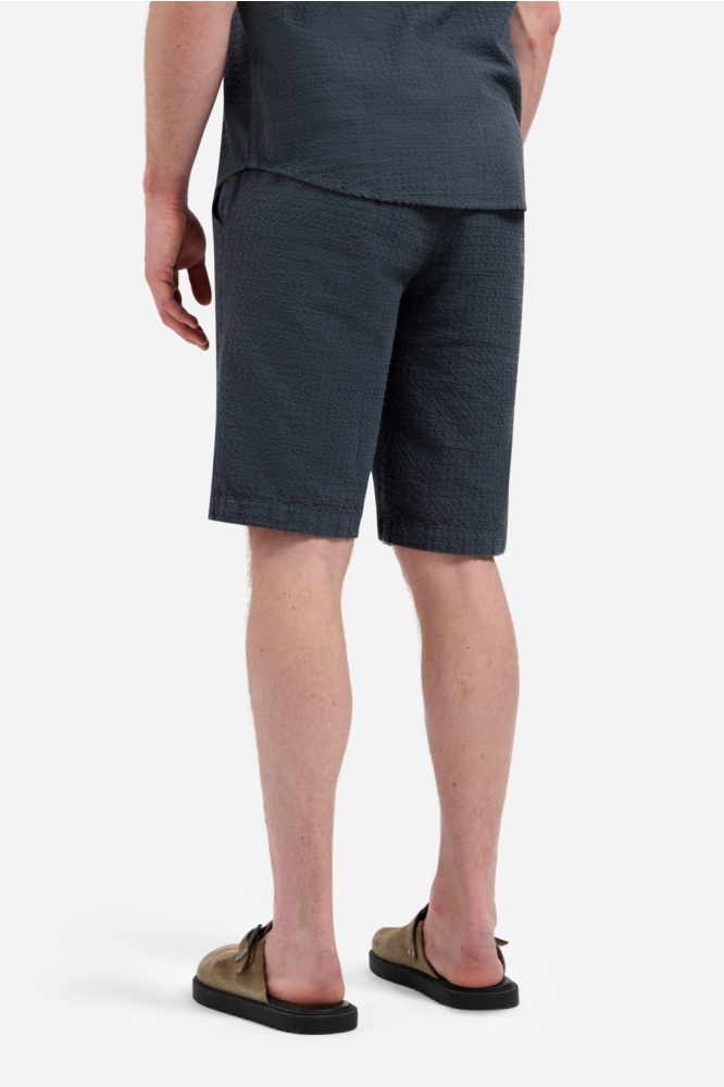 NO-EXCESS grijze heren korte broek | Model achteraanzicht