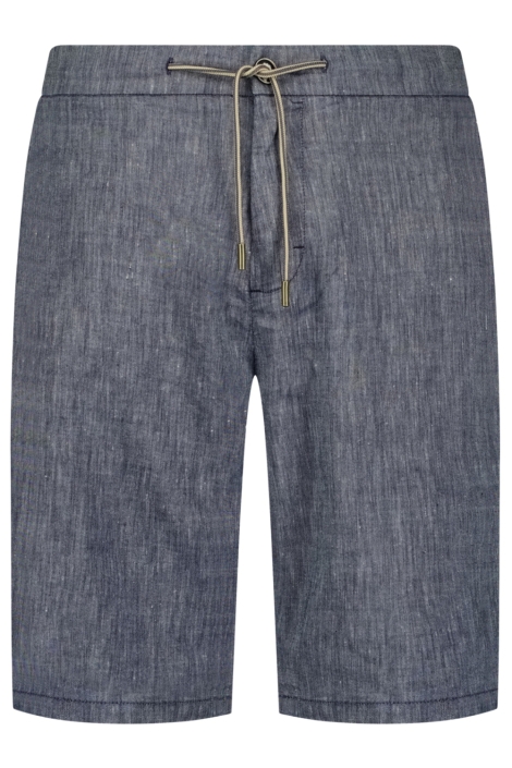 NO-EXCESS blauwe heren korte broek | Vooraanzicht