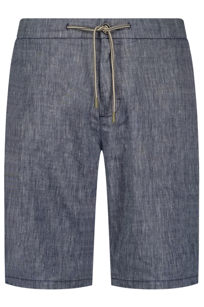 NO-EXCESS blauwe heren korte broek | Vooraanzicht