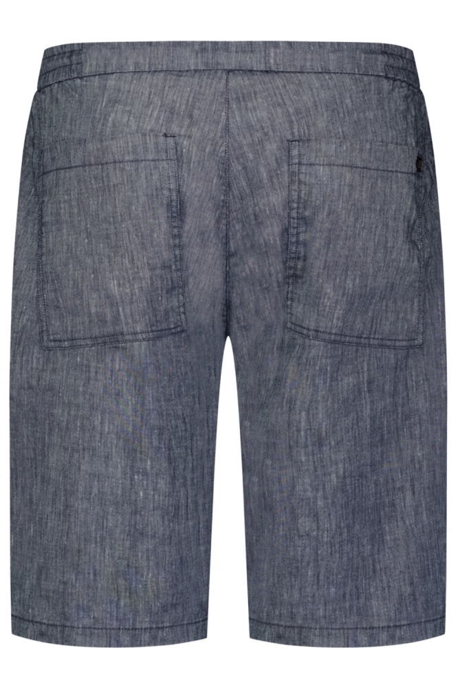 NO-EXCESS blauwe heren korte broek | Achteraanzicht