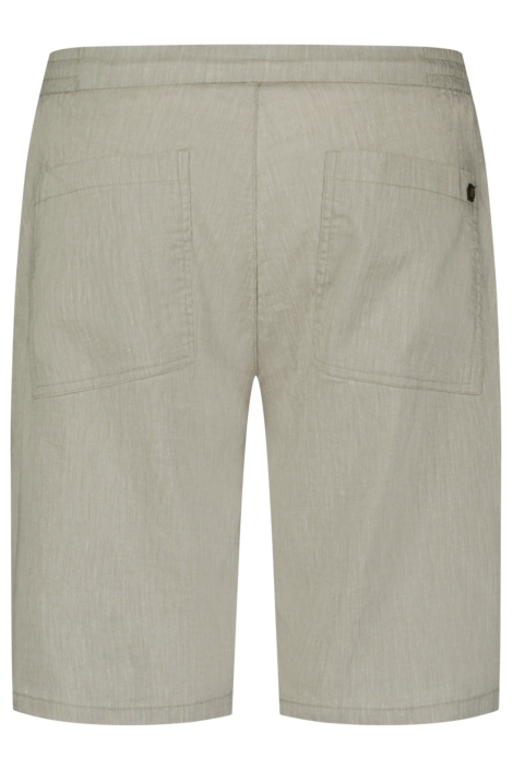 NO-EXCESS taupe heren korte broek | Achteraanzicht