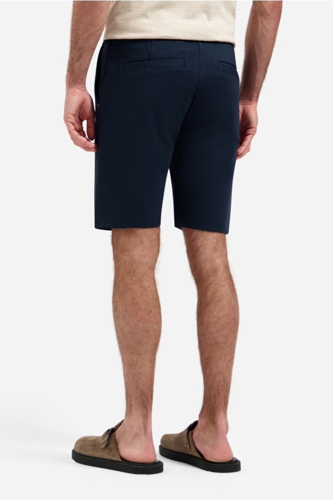 NO-EXCESS blauwe heren korte broek | Model achteraanzicht