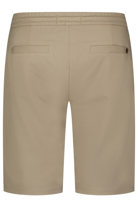 NO-EXCESS taupe heren korte broek | Achteraanzicht