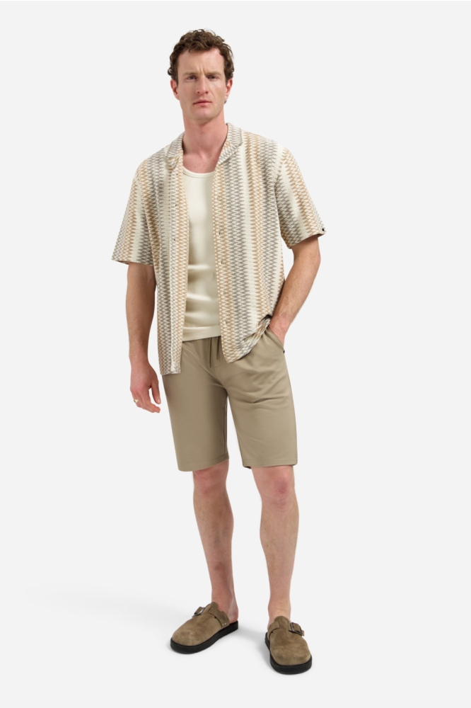NO-EXCESS taupe heren korte broek | Model