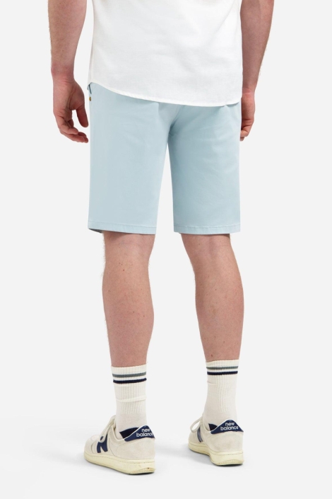 NO-EXCESS blauwe heren korte broek | Model achteraanzicht
