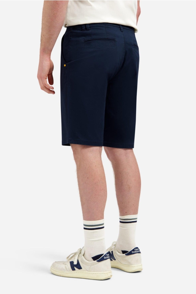 NO-EXCESS blauwe heren korte broek | Model achteraanzicht