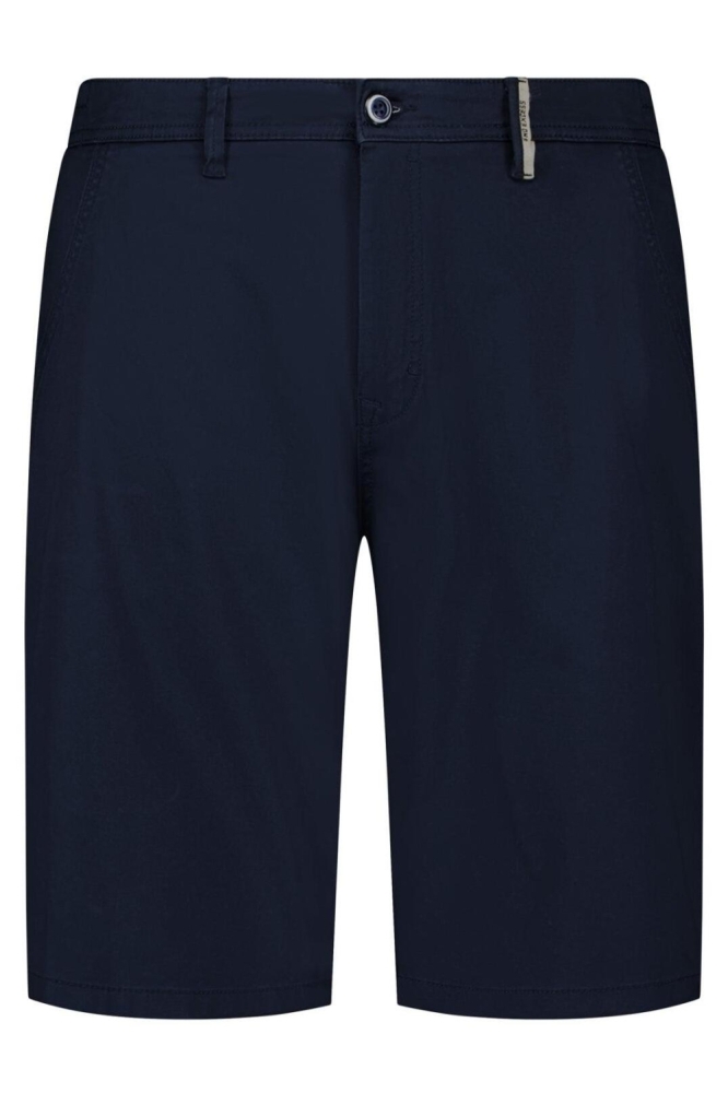 NO-EXCESS blauwe heren korte broek | Vooraanzicht