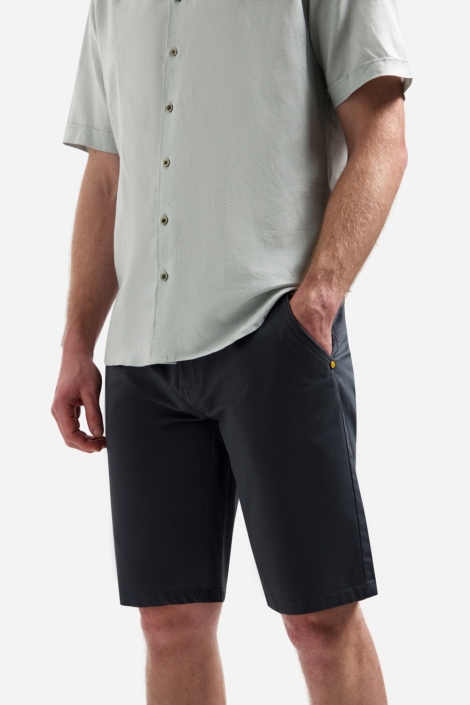 NO-EXCESS grijze heren korte broek | Model vooraanzicht
