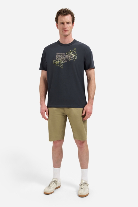 NO-EXCESS taupe heren korte broek | Model