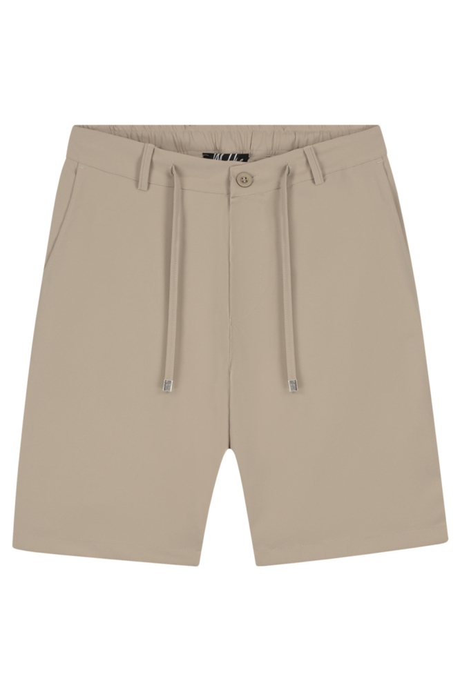 Malelions beige heren korte broek | Vooraanzicht