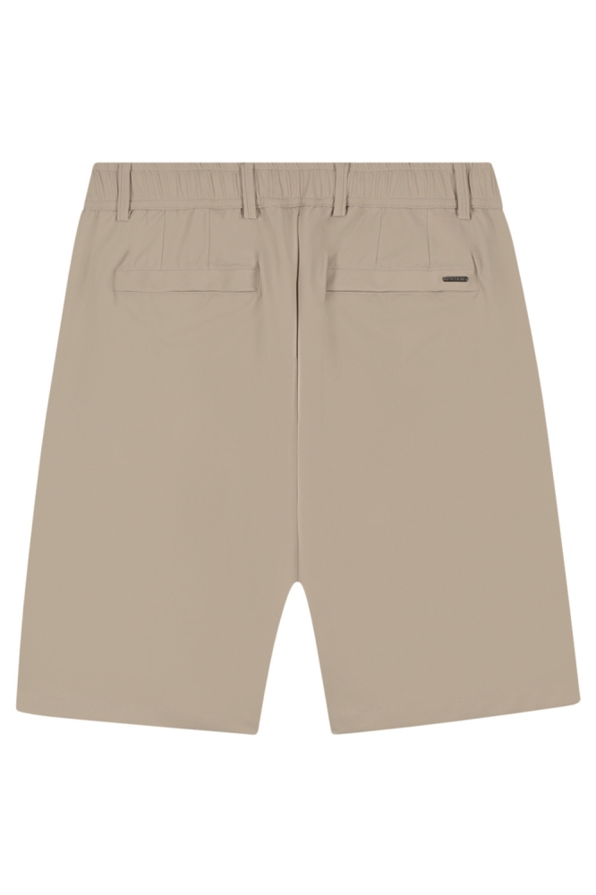 Malelions beige heren korte broek | Achteraanzicht