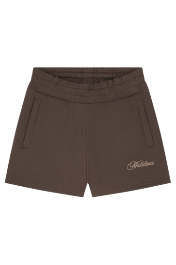 Malelions Broek KYLIE SHORTS MWB30026007 CHOCOLATE