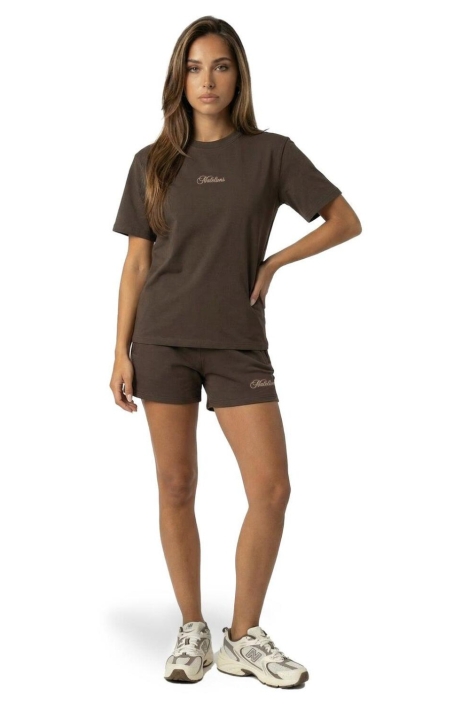 Malelions bruine dames korte broek | Model