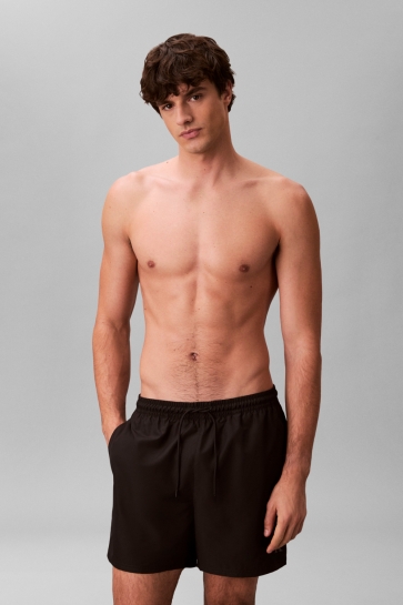 Calvin Klein MEDIUM ZWEMSHORT MET TREKKOORD LV00N61045 UB1 BLACK
