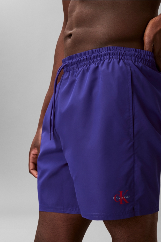 Calvin Klein blauwe heren korte broek | Close up