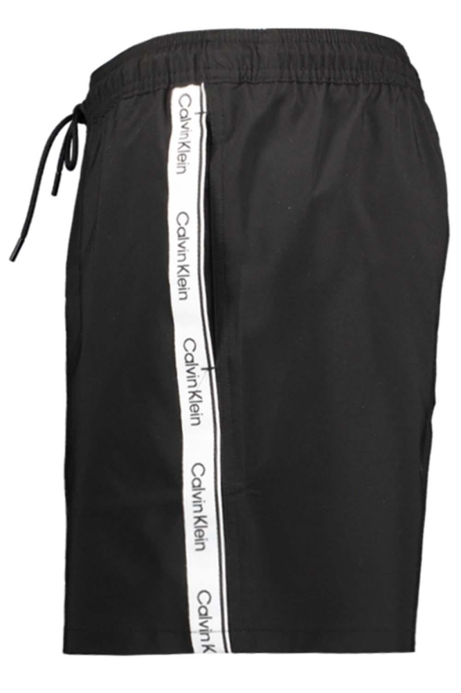 Calvin Klein zwarte heren korte broek | Zijaanzicht
