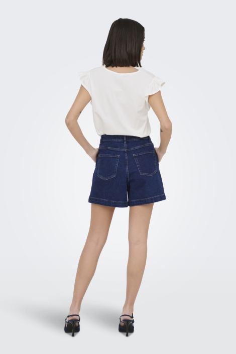 Jacqueline de Yong blauwe dames korte broek | Model