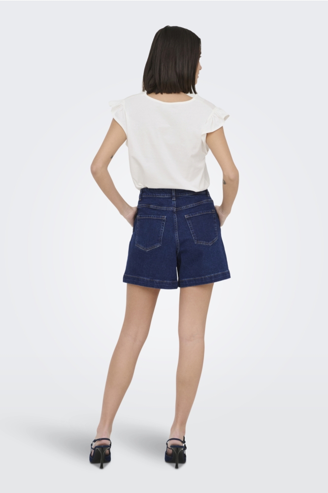 Jacqueline de Yong blauwe dames korte broek | Model