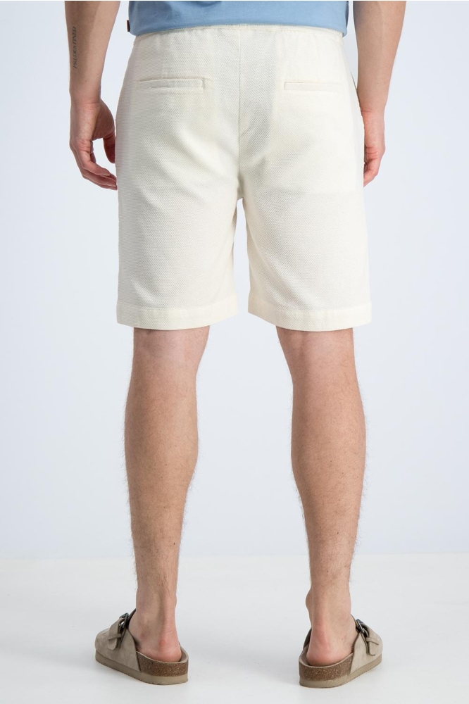 Gabbiano ecru heren korte broek | Model achteraanzicht