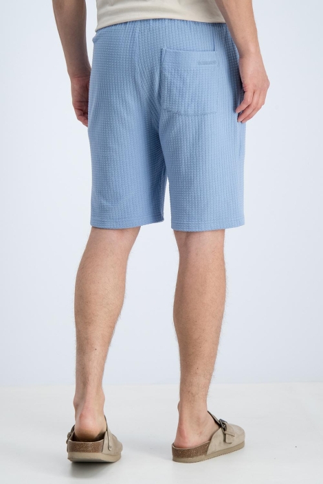Gabbiano blauwe heren korte broek | Model achteraanzicht