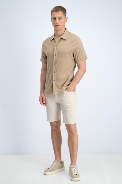 Gabbiano zand heren korte broek | Close up
