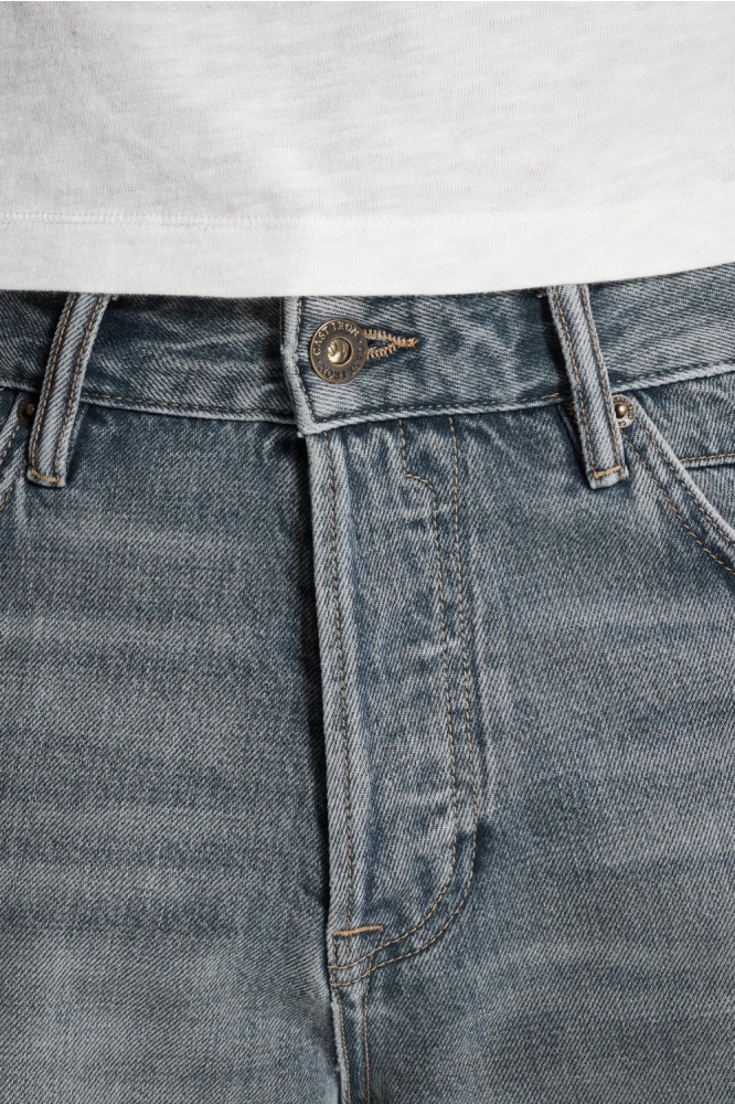 Cast Iron grijze heren korte broek | Close up