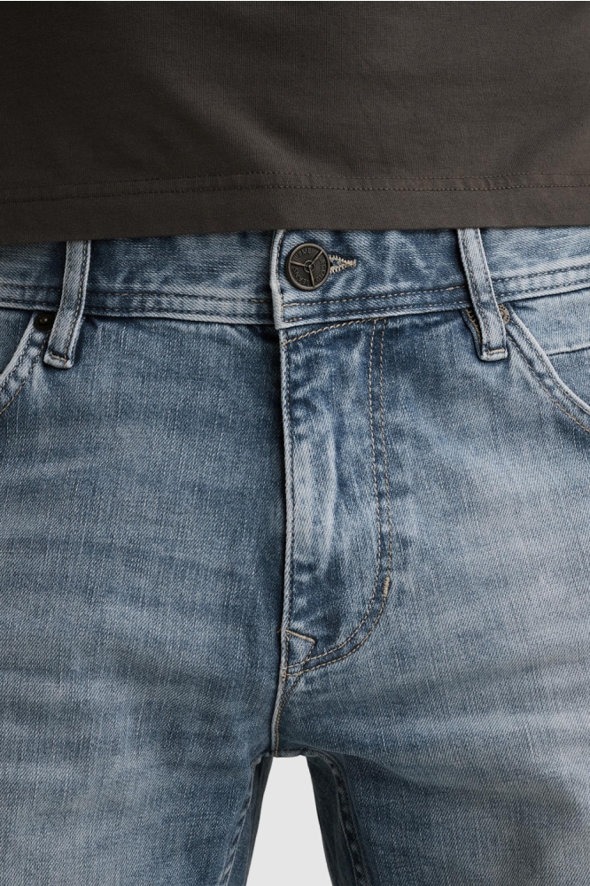 PME legend blauwe heren korte broek | Close up