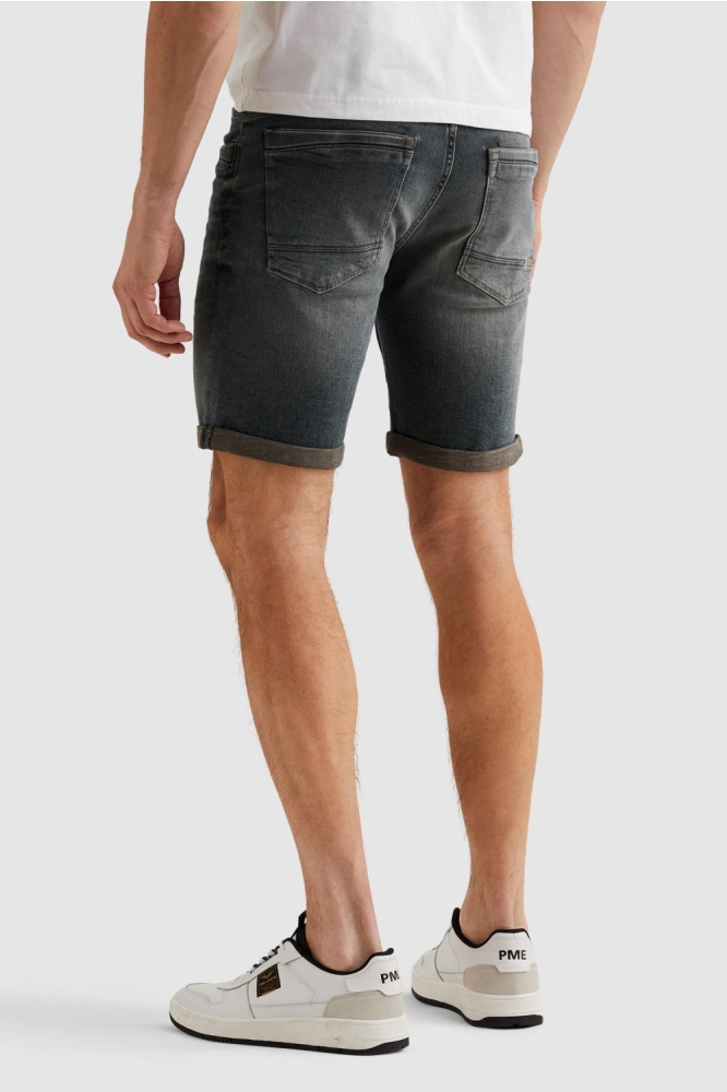 PME legend blauwe heren korte broek | Model achteraanzicht